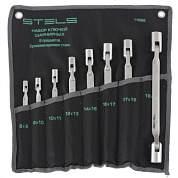 Набор ключей шарнирных CrV 8 шт., Stels 14965