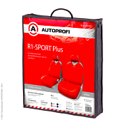 Чехлы на сиденье R-1 SPORT PLUS RED передние (майка) (4шт) AUTOPROFI Mega-Arsenal R-402Pf RD