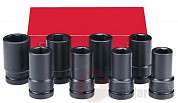 Набор ударных глубоких головок Force 8081DS 6-гр. (15/16''-1-5/8'') 8 пр. 1''
