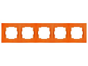 Рамка 5-ая горизонтальная оранжевая, RITA, Mutlusan 22208001506