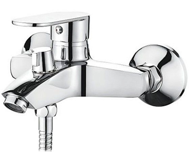 Смеситель для ванны, цинк, хром Loffrey LF83223