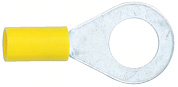 Наконечник кольцевой изолированный М10 4,0-6,0 кв. мм, желтый WUMAX 15589194