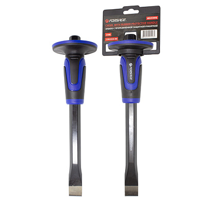 Зубило c прорезиненной защитной рукояткой 25 мм, L-305 мм Forsage F-60225305Q