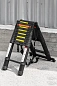 Стремянка телескопическая алюминевая бытовая 4,4 м, 15+15 ступ. RockForce RF-UP440-2