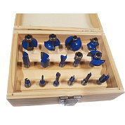 Набор фрез 15*8 D, в чемодане Диолд 15*8 D (90101019)