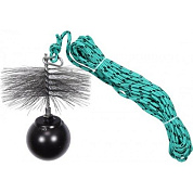 Набор трубочистов для механической очистки дымохода (ёрш с грузом) 10 м. W175 Vorel 73033