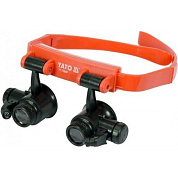 Лупа бинокулярная с подсветкой Х10, Х15, Х20, Х25 Yato YT-73840