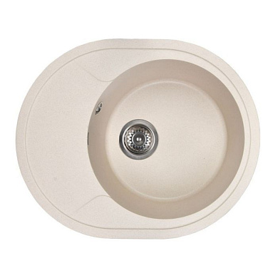 Мойка кухонная из мраморной крошки, cream, Wisent WR620-30