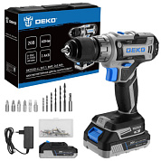 Дрель-шуруповерт аккумуляторная DKCD20-Li 083-1117 DEKO 083-1117