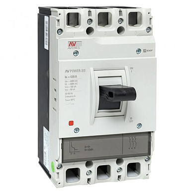 Автоматический выключатель AV POWER-3/3 630А 100kA TR EKF AVERES mccb-33-630H-TR-av