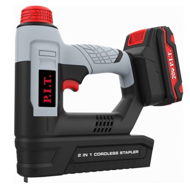 Степлер аккумуляторный, 20В, ск-ть раб. 20шт/мин, магаз. 100шт, скоб. 5,7мм, гвозди 2мм без ЗУ и АКБ PIT PST20H-15/1013A(без ЗУ и АКБ)