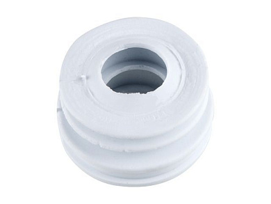 Манжета переходная D50х25 мм, трехлепестковая, белая Симтек 1-0006