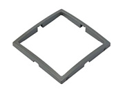 Вставка в рамку 1-местная темно-серая, Уют, упак=3 шт., Bylectrica ЮЛИГ.735212.276(03)