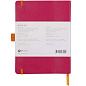 Блокнот "Rhodiarama Meeting" на резинке, A5+, 80 листов, линейка, малиновый