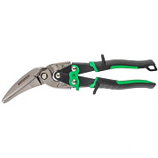 Ножницы по металлу Piranha, 270 мм, прямой и правый проходной рез, сталь СrMo, Gross 78333