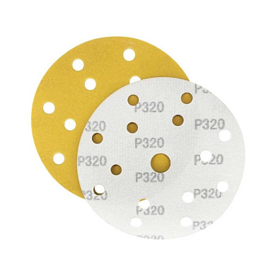 Круг шлифовальный Ø150 мм 15 отверстий P320 (оксид алюминия на бумаге) Horex M3-255Ø150P320
