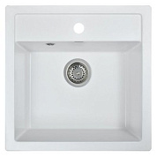 Мойка кухонная из мраморной крошки, white, Wisent W510-28