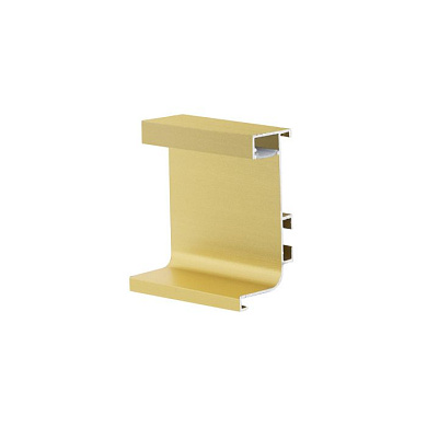 Профиль алюм. GOLA L-образный, 5.5м, LED, матовое золото AKS 113144