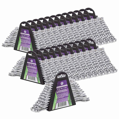 Набор ключей комбинированных и рожковых,12 пр. 6х7-30х32 мм, 24 к-та Помощник 5198 (24 K-T)