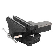 Тиски стальные поворотные с наковальней 10'', 250 мм FORSTIME FT-6540110