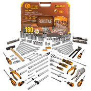 Набор инструментов 180 пр. 1/4"&3/8"&1/2" 6-гр FORSTIME FT-41802-5