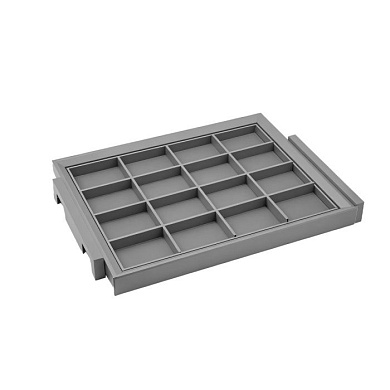 Выдвижная полка-органайзер 700 BRUNO для аксессуаров, графит PRIME by AKS 122767