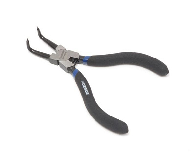 Съемник стопорных колец гнутый на сжим 90°, 280 мм Forsage F-609280HB