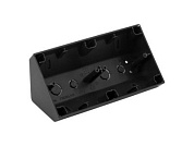 Коробка распаечная, монтажная, угловая, черная, КУ-442 Bylectrica КУ-442чер