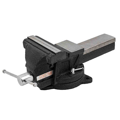Тиски стальные поворотные с наковальней 8'' 200 мм FORSTIME FT-6540108