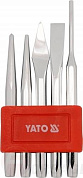 Набор зубил и пробойников 5 пр. CrV60 Yato YT-4695