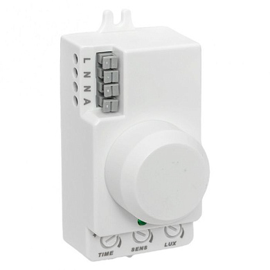 Микроволновый датчик движения бел, 1200Вт 360гр, до 10м IP20 MW-700 EKF PROxima dd-mw-700