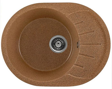 Мойка кухонная из мраморной крошки, терракот, A03-23 Gerhans