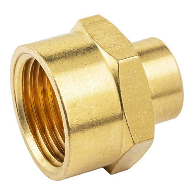 Переходник резьбовой, внутр. резьба 1/4"-3/8", в блистере RockForce RF-FF06/04