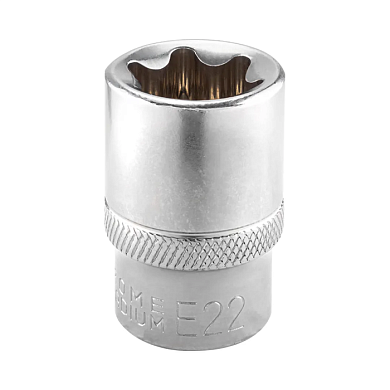Головка Е-профиль E22 1/2'' RockForce RF LIGHT-54622