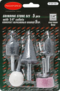 Набор камней абразивных 5 пр. хвостовик 6 мм RockForce RF-SK-108