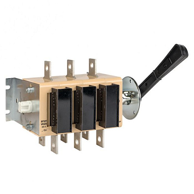 Выключатель-разъединитель ВР32У-37В71250 400А 2 направ,с д/г камерами съемная левая/правая рукоятка MAXima EKF PROxima uvr32-37b71250