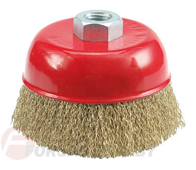 Щётка-крацовка чашка мягкая 100 мм М14 Vorel 06971