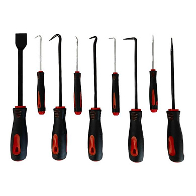 Набор крючков для демонтажа уплотнительных колец и сальников 9 пр HOREX HZ 25.1.268SK