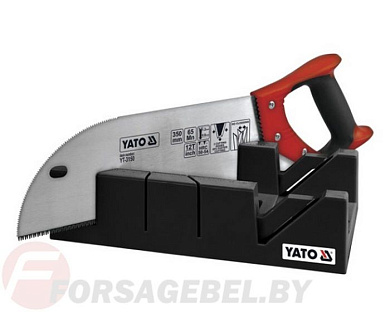 Пила по дереву 350 мм 3-х стор. заточка + стусло Yato YT-3150