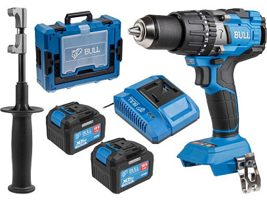 Аккум. дрель-шуруповерт SR 1805 Xcase XLTpro, 2х6 А*ч, БЕСЩЕТ., 18 В, 120 Н*м, БЗП BULL 1329883