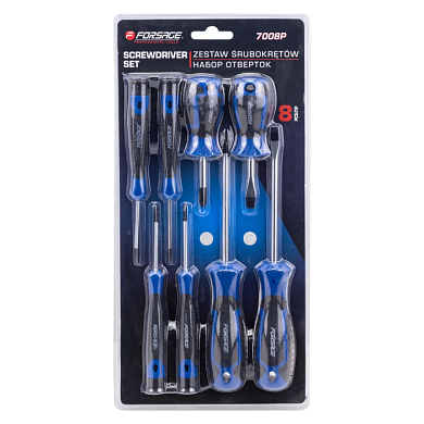 Набор отверток 8 пр Forsage F-7008P