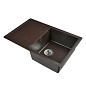 Мойка кухонная из мраморной крошки, coffee, Wisent W780-27