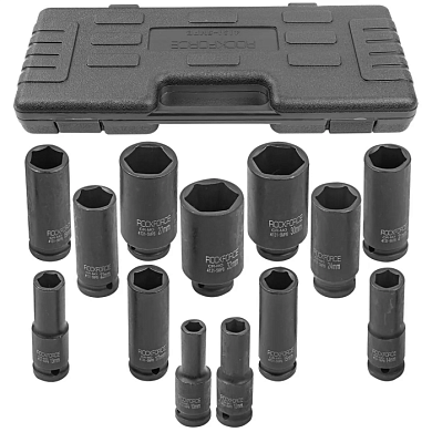 Набор головок ударных глубоких 10-32 мм 13 пр 1/2'' 6-гр RockForce RF-4131-5MPB