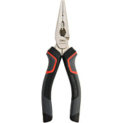 Длинногубцы Deli RS EDL0103, 160 мм, черный, красный