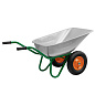 Тачка садово-строительная, 2-х колесная, усиленная, грузоподъемность 320 кг, объем 100 л Palisad 689233