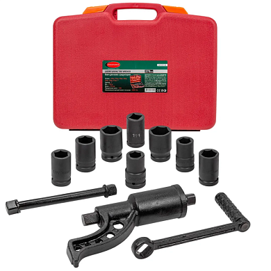 Гайковерт ручной с редуктором 1" 1:58 4800 Нм и 7 головками 24-41 мм RockForce RF-34122136