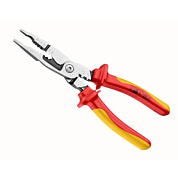Многофункциональные плоскогубцы 220 мм с диэлектрическими рукоятками FORCE 6915220