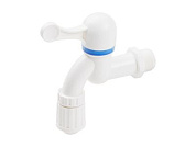 Кран пластиковый водоразборный, для шланга 1/2", 5 к.с., Кран садовый пластиковый AV Engineering AVE099003