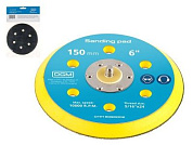 Тарелка на липучке 150 мм, 6" c вентиляц. отв., d = 150 мм, 6", 6 вент.отверстий, DGM DTP15090002