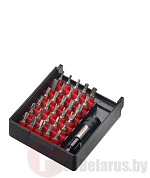 Набор бит Torx, TorxTR, HEX TR, Spanner, Tri-Wing, Square Head 1/4'' с битодержателем 31 пр. Force 2315